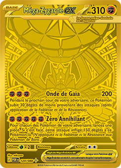 Méga-Zygarde-ex ME03 124/88, carte Mega Hyper Rare française