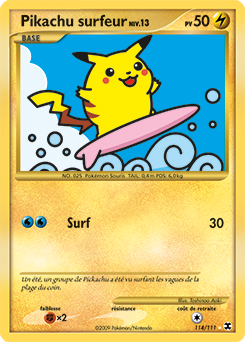 Pikachu surfeur