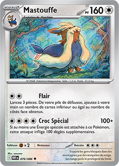 Card Collection – Mastouffe V 117/163 Double Rare (RR) – Épée Et Bouclier 5 Styles De Combat, Carte Pokémon Neuve