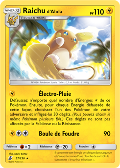 Raichu d’Alola