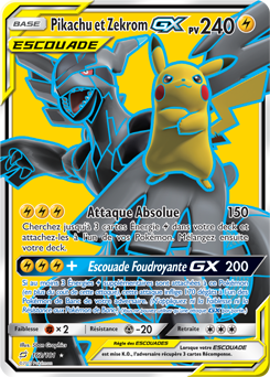 Pikachu et Zekrom-GX