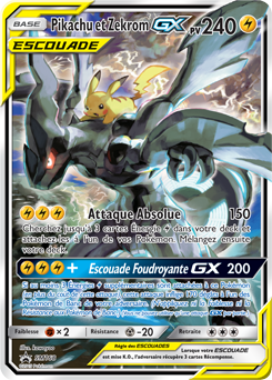 Pikachu et Zekrom-GX