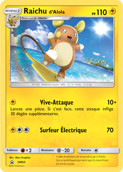 Raichu d’Alola