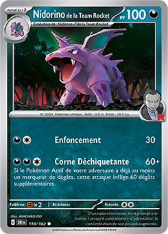 Nidorino de la Team Rocket