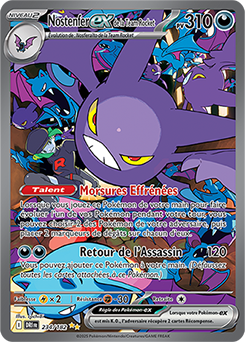 Carte officielle Nostenfer-ex de la Team Rocket