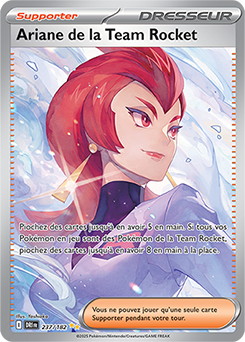 Carte officielle Ariane de la Team Rocket