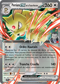 Persian ex de la Team Rocket - Rivalités Destinées - Collection