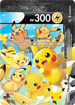 Pikachu V-UNION En haut à droite