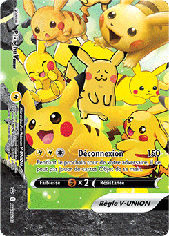 Pikachu V-UNION En bas à gauche