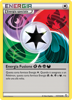 Energia Fusione { Grass }{ Fire }{ Psychic }{ Darkness }