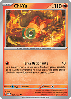 Chi-Yu 6IV Per Pokémon Scarlatto/Viola – Shiny? Veloce, Pronto Alla Lotta, Master Ball