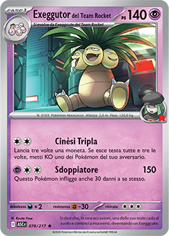 Exeggutor del Team Rocket