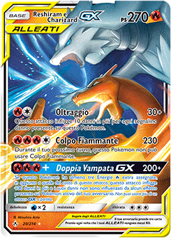 Reshiram e Charizard-GX