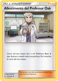 Allestimento del Professor Oak