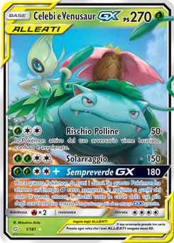 Celebi e Venusaur-GX