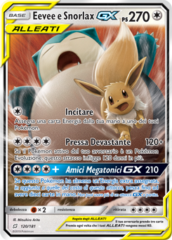 Eevee e Snorlax-GX