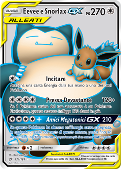 Eevee e Snorlax-GX