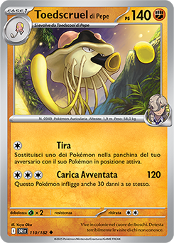 Pokemon – Lotto Di 3 Carte Toedscruel Ex 022/197 – Fiamme Ossidiana – Doppie Rare