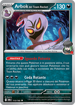 Arbok del Team Rocket