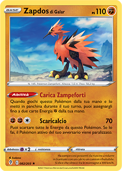 Zapdos di Galar