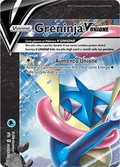 Greninja V UNIONE In alto a sinistra