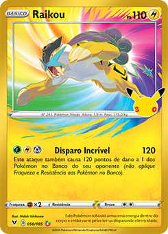 Raikou — carta Pokémon TCG