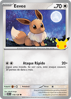 Eevee — 30C · 118/128 · PT · NM