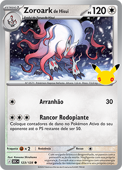 Zoroark de Hisui — 30C · 123/128 · PT · NM