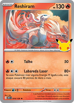 Reshiram — 30C · 014/128 · PT · NM