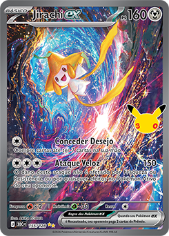 Jirachi ex | Celebração de 30 Anos | Banco de Dados de Cards do