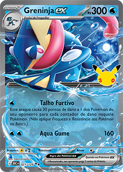 Greninja ex — 30C · 021/128 · PT · NM