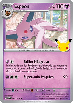Espeon — 30C · 069/128 · PT · NM