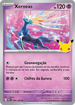Xerneas — 30C · 076/128 · PT · NM