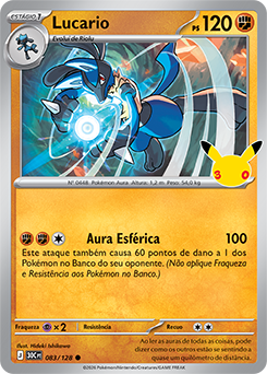 Lucario — 30C · 083/128 · PT · NM