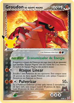 Groudon da Equipe Magma