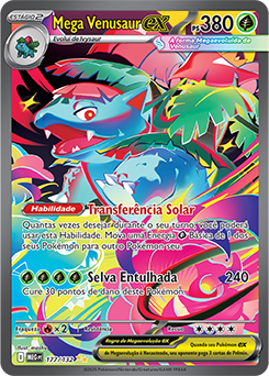 Venusaur ex | 151 | Banco de Dados de Cards do Estampas Ilustradas