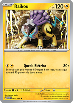 Raikou | Megaevolução | Banco de Dados de Cards do Estampas Ilustradas