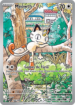 Meowth | Fogo Fantasmagórico | Banco de Dados de Cards do Estampas
