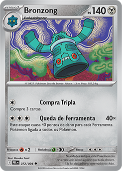 Bronzong | Fogo Fantasmagórico | Banco de Dados de Cards do