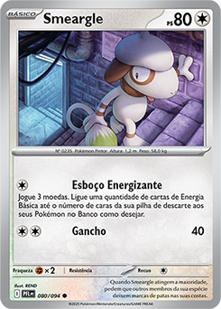 ペ*ペ様 シリーズ:PCG;listno_Pokemon:14997;カード名: Smeargle | Fogo Fantasmagórico | Banco de Dados de Cards do
