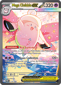Mega Clefable ex | Equilíbrio Perfeito | Banco de Dados de Cards