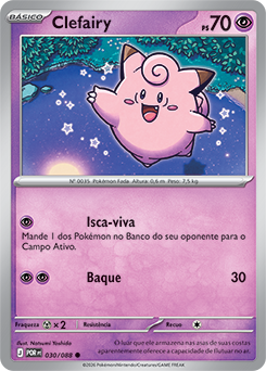 バンビー/フェアリー Clefairy | Equilíbrio Perfeito | Banco de Dados de Cards do