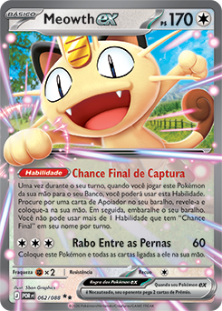 ニャースex Meowth ex Meowth ex | Equilíbrio Perfeito | Banco de Dados de Cards do