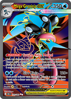 Mega Greninja ex | Caos Ascendente | Banco de Dados de Cards do