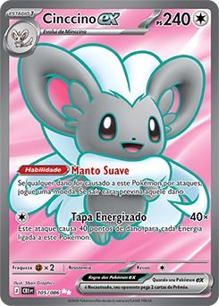 Cinccino ex | Caos Ascendente | Banco de Dados de Cards do