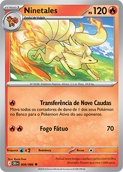 ポケモンカードゲーム Yuki Narita Ninetales | Caos Ascendente | Banco de Dados de Cards do Estampas