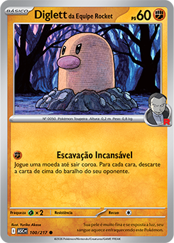 Diglett da Equipe Rocket