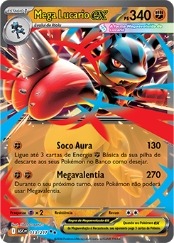 MEGA LUCARIO ex ポケモンカード GEM MT 10 Mega Lucario ex | Heróis Excelsos | Banco de Dados de Cards do