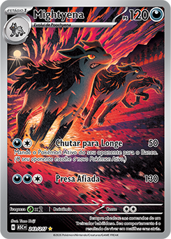 Mightyena | Heróis Excelsos | Banco de Dados de Cards do Estampas