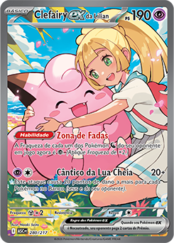 Clefairy ex da Lílian | Heróis Excelsos | Banco de Dados de Cards